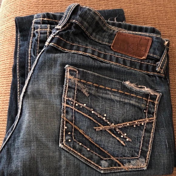 BKE Denim - BKE Stella Bootcut w/rhinestones